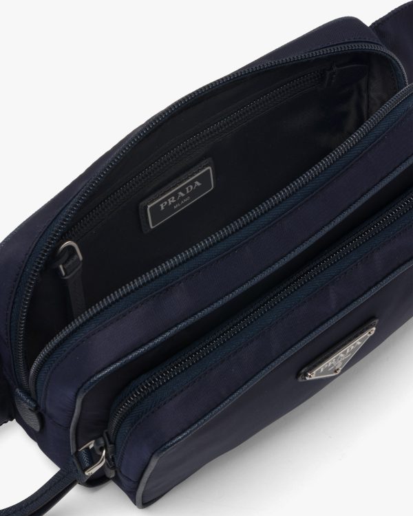 Blue/ Black Nylon Belt Bag - Image 5