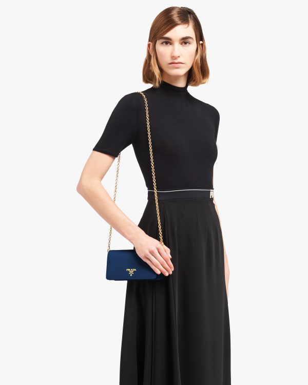 Bluette Saffiano leather mini-bag - Image 2
