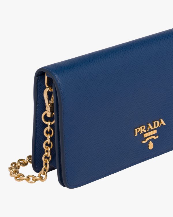 Bluette Saffiano leather mini-bag - Image 6