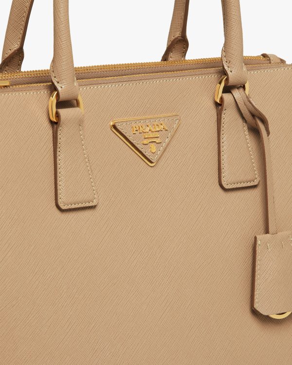 Cameo Beige Medium Prada Galleria Saffiano leather bag - Image 2