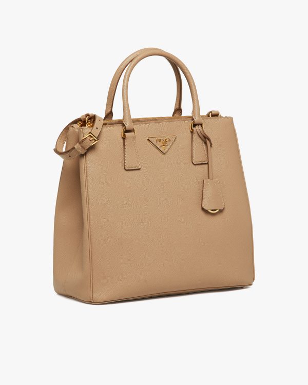 Cameo Beige Medium Prada Galleria Saffiano leather bag - Image 3