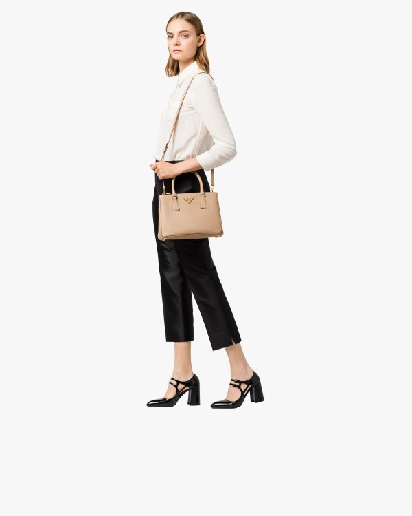 Cameo Beige Prada Galleria Saffiano leather medium bag - Image 2