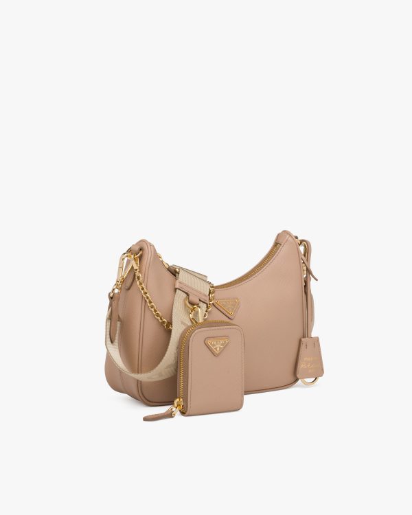 Cameo Beige Prada Re-Edition 2005 Saffiano leather bag - Image 3