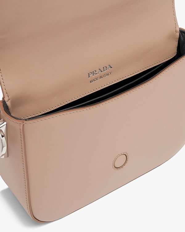 Cameo Beige Saffiano leather Prada Identity shoulder bag - Image 5