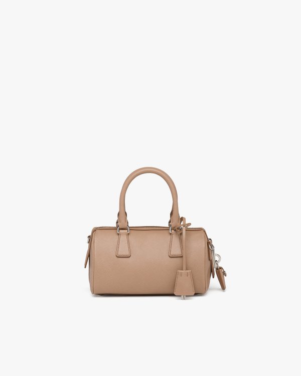 Cameo Beige Saffiano leather top-handle bag - Image 4