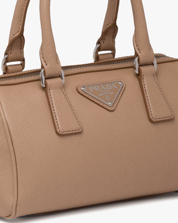 Cameo Beige Saffiano leather top-handle bag - Image 6