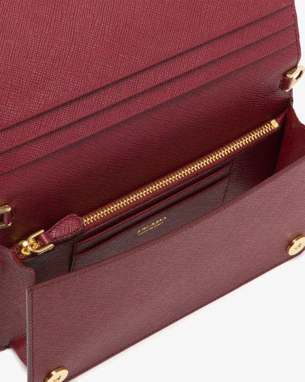 Cerise Saffiano leather mini-bag - Image 5