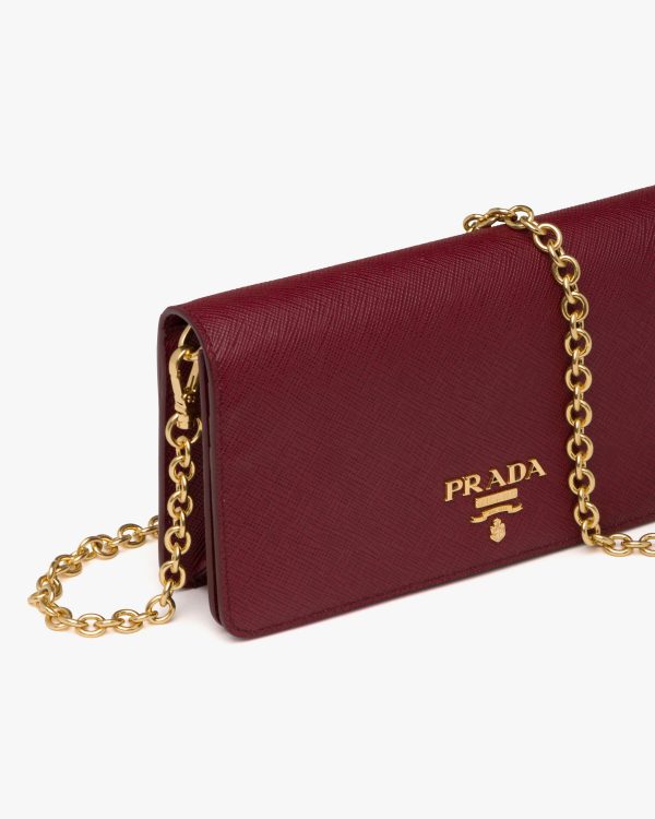 Cerise Saffiano leather mini-bag - Image 6