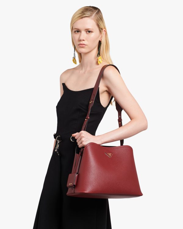 Cerise/black Prada Matinee handbag - Image 2