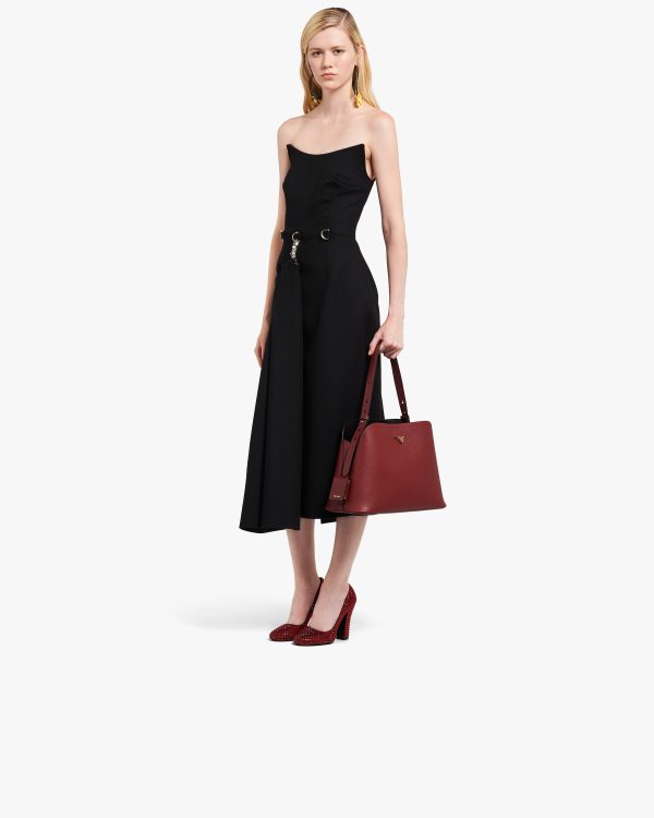 Cerise/black Prada Matinee handbag - Image 7