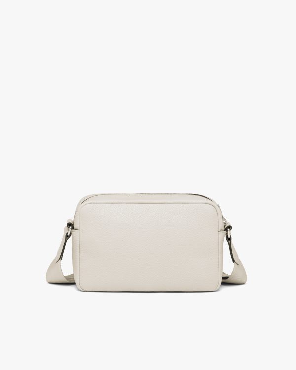 Chalk White Leather shoulder bag - Image 4