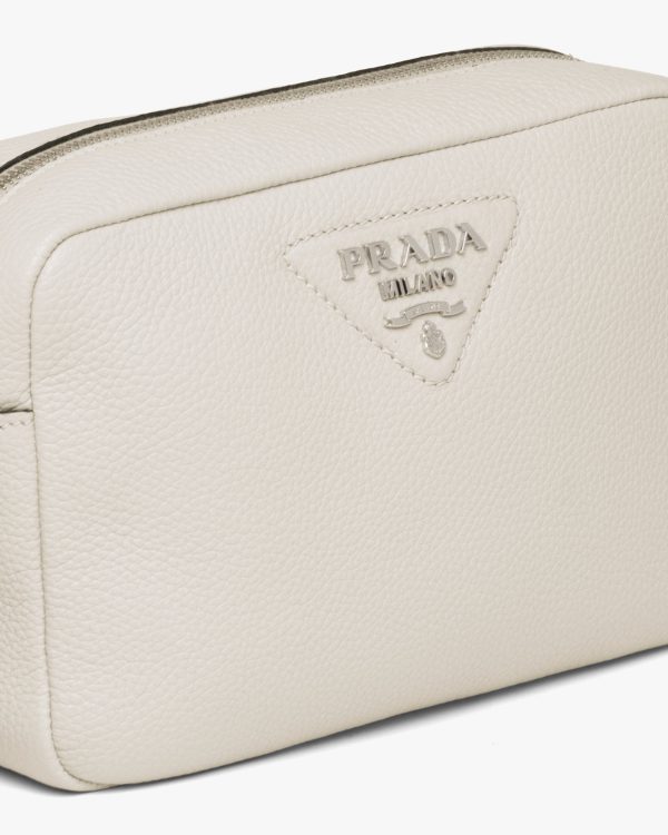 Chalk White Leather shoulder bag - Image 6
