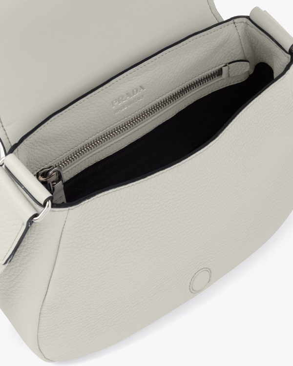 Chalk White Leather shoulder bag - Image 5
