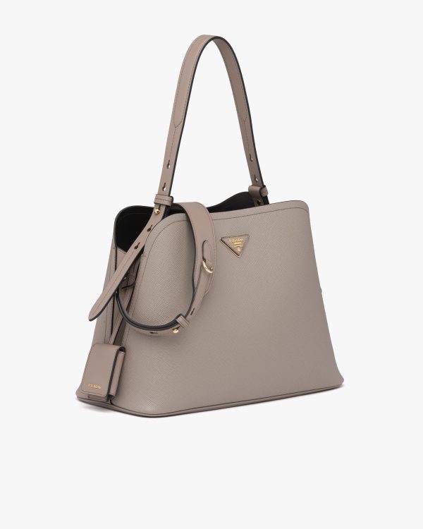 Clay/ Black Prada Matinee handbag - Image 3