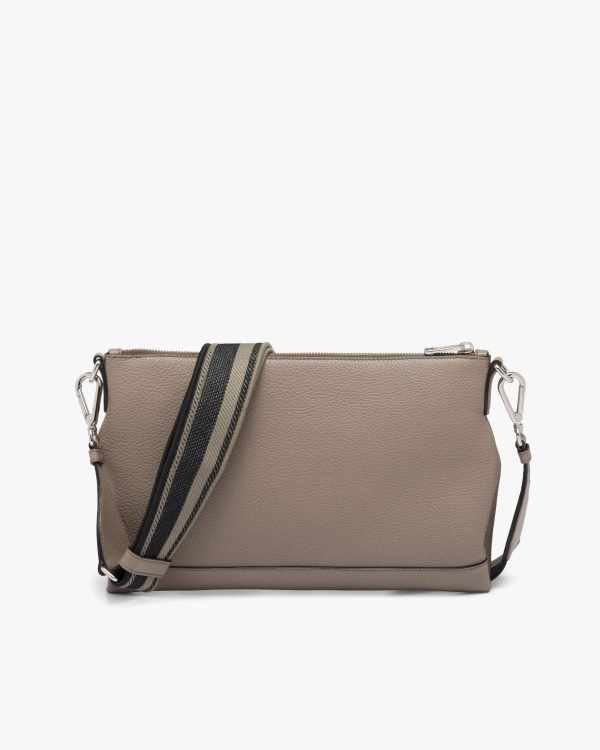 Clay Gray Prada Flou leather shoulder bag - Image 4