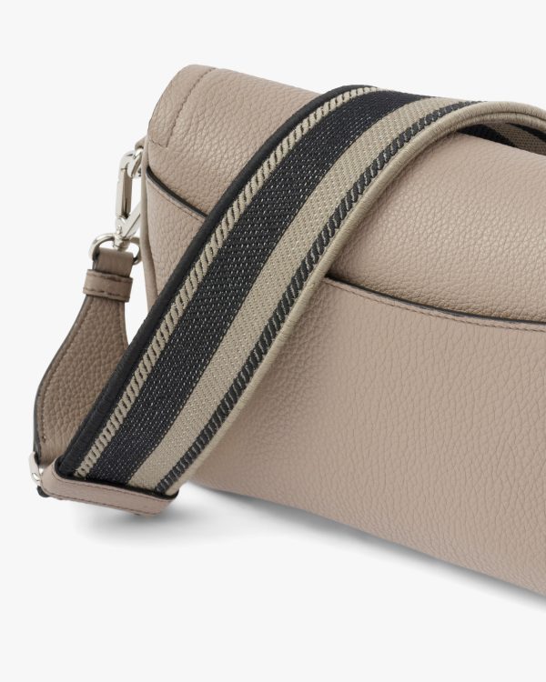 Clay Gray Prada Flou leather shoulder bag - Image 5