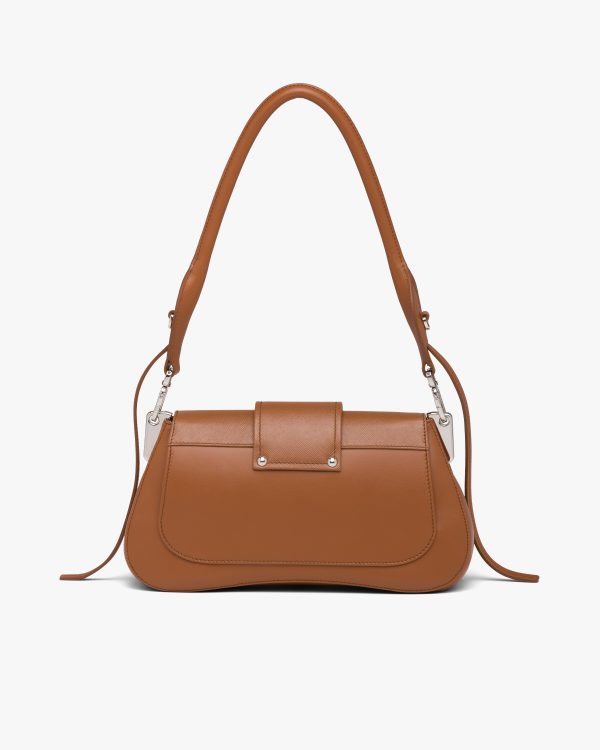 Cognac Prada Sidonie shoulder bag - Image 4