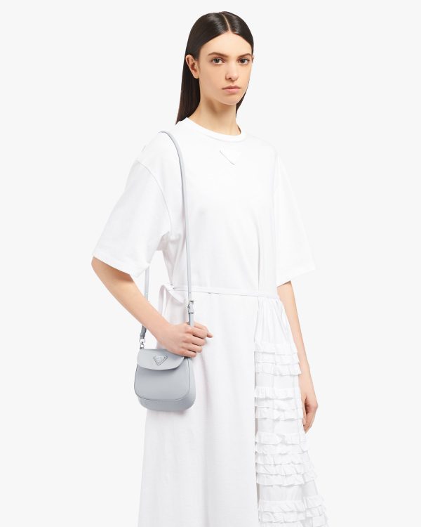 Cornflower Blue Prada Cleo brushed leather mini bag - Image 2