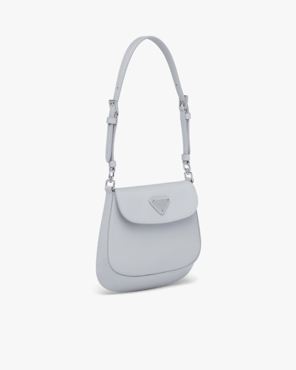 Cornflower Blue Prada Cleo brushed leather mini bag - Image 3