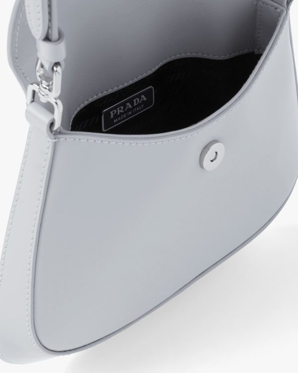 Cornflower Blue Prada Cleo brushed leather mini bag - Image 5