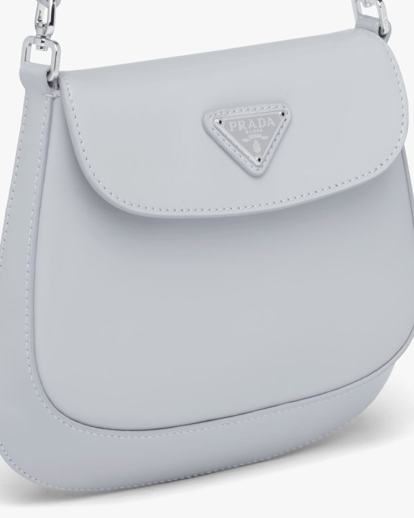 Cornflower Blue Prada Cleo brushed leather mini bag - Image 6