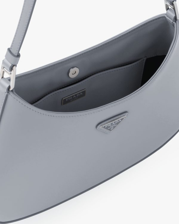 Cornflower Blue Prada Cleo brushed leather shoulder bag - Image 5