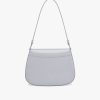 Cornflower Blue Prada Cleo brushed leather shoulder bag with flap - Image 4