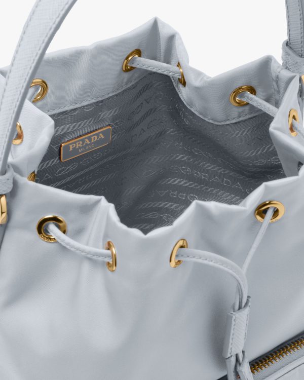 Cornflower Blue Prada Duet Re-Nylon shoulder bag - Image 5