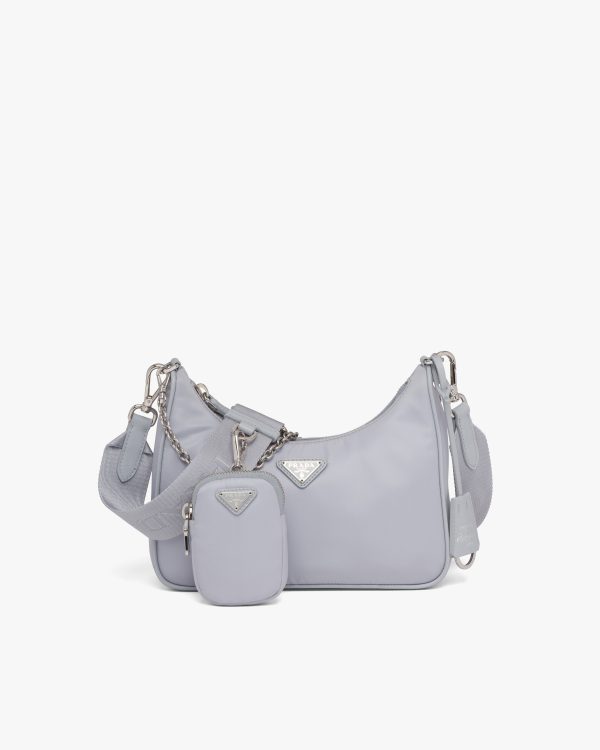 Cornflower Blue Prada Re-Edition 2005 Re-Nylon bag