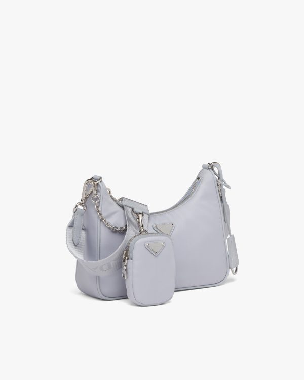 Cornflower Blue Prada Re-Edition 2005 Re-Nylon bag - Image 3