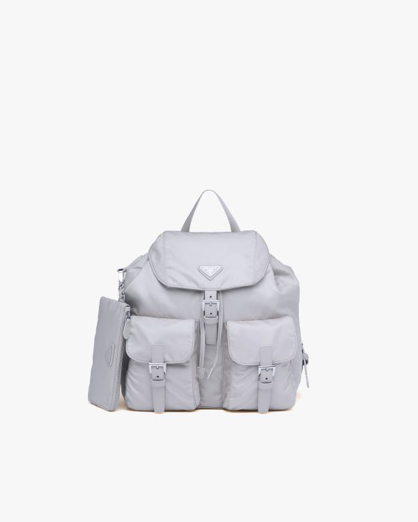 Cornflower Blue Re-Nylon medium backpack