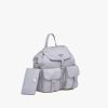 Cornflower Blue Re-Nylon medium backpack - Image 3