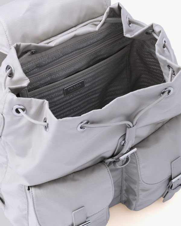 Cornflower Blue Re-Nylon medium backpack - Image 5