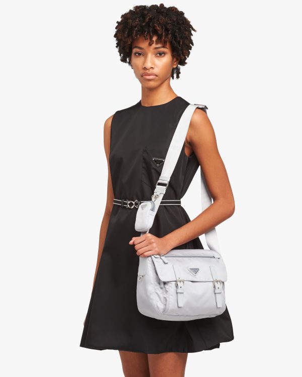 Cornflower Blue Re-Nylon shoulder bag - Image 2