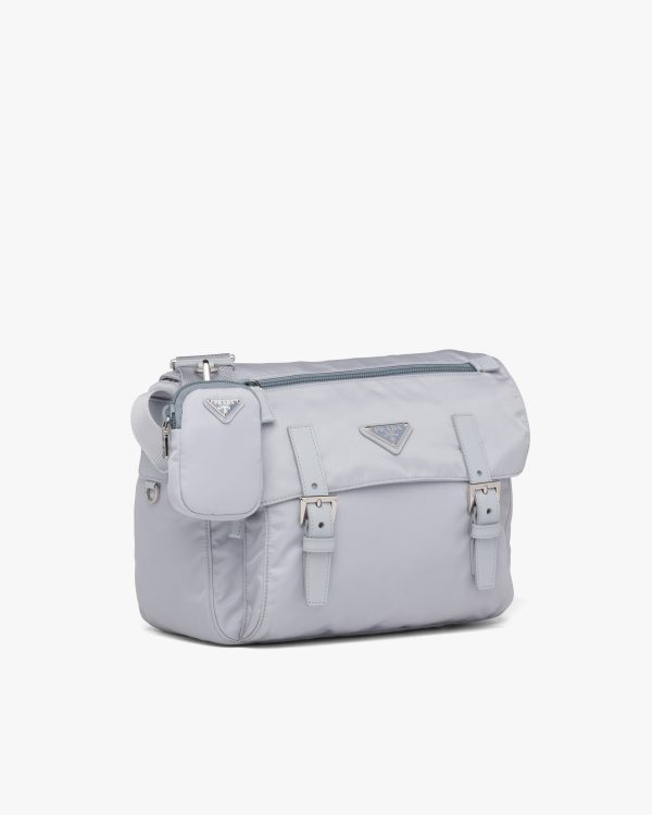 Cornflower Blue Re-Nylon shoulder bag - Image 3