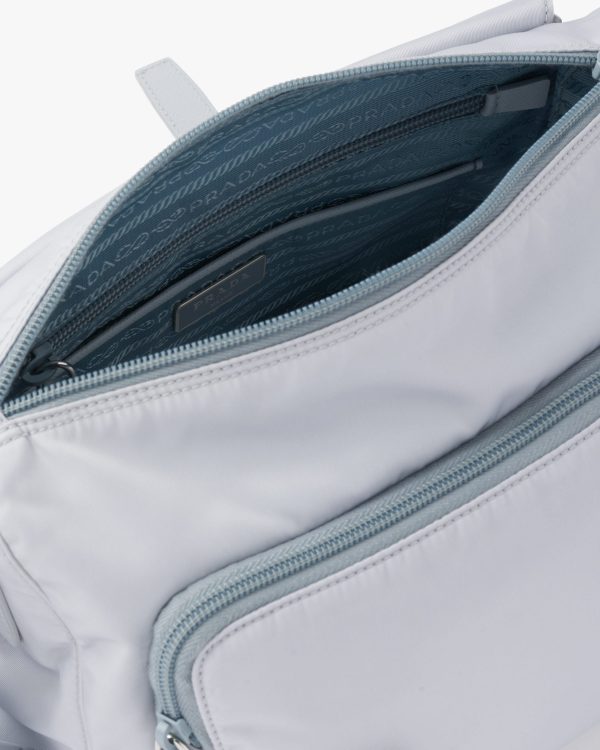 Cornflower Blue Re-Nylon shoulder bag - Image 5
