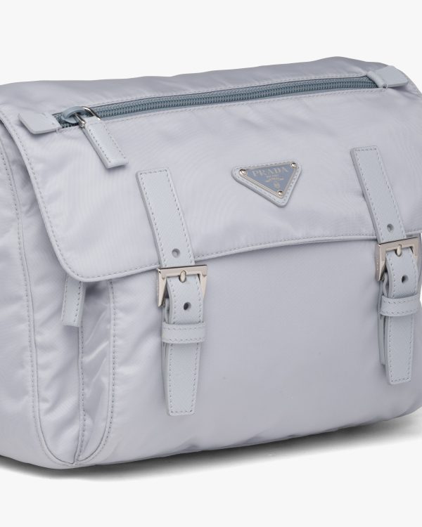 Cornflower Blue Re-Nylon shoulder bag - Image 6
