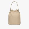 Desert Beige Prada Duet Re-Nylon shoulder bag - Image 4
