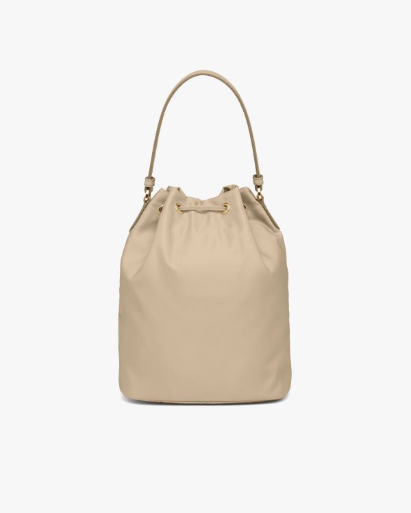 Desert Beige Prada Duet Re-Nylon shoulder bag - Image 4