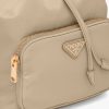 Desert Beige Prada Duet Re-Nylon shoulder bag - Image 6