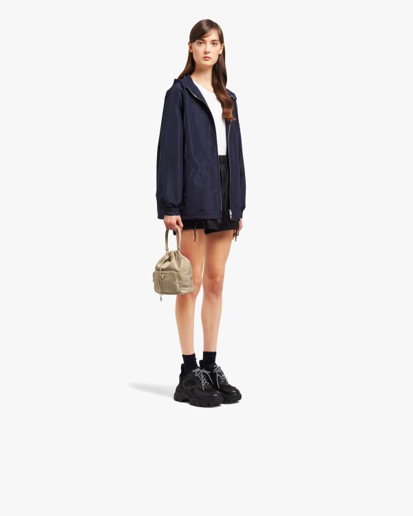 Desert Beige Prada Duet Re-Nylon shoulder bag - Image 7
