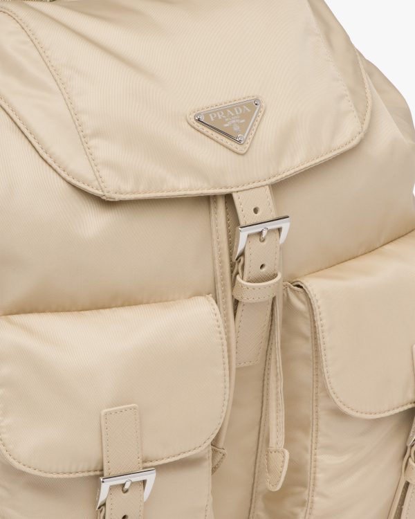 Desert Beige Re-Nylon medium backpack - Image 2
