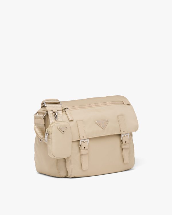 Desert Beige Re-Nylon shoulder bag - Image 3