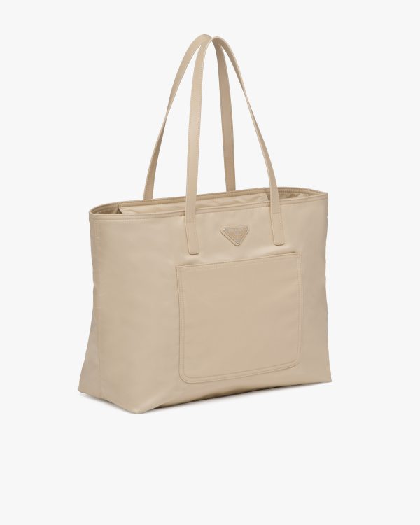 Desert Beige Re-Nylon tote bag - Image 3