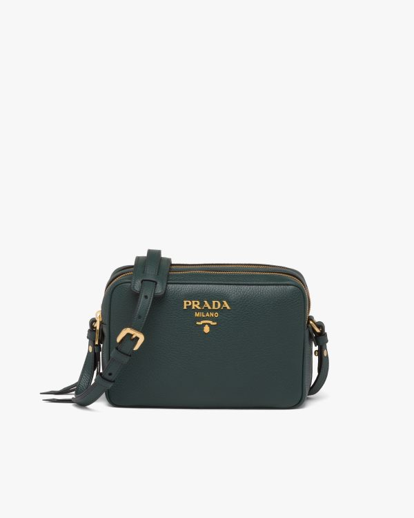 Emerald Leather Cross-Body Bag
