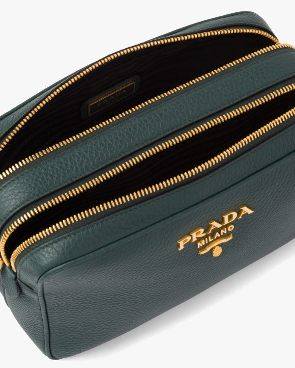 Emerald Leather Cross-Body Bag - Image 5