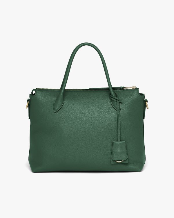 Emerald Leather Handbag - Image 4