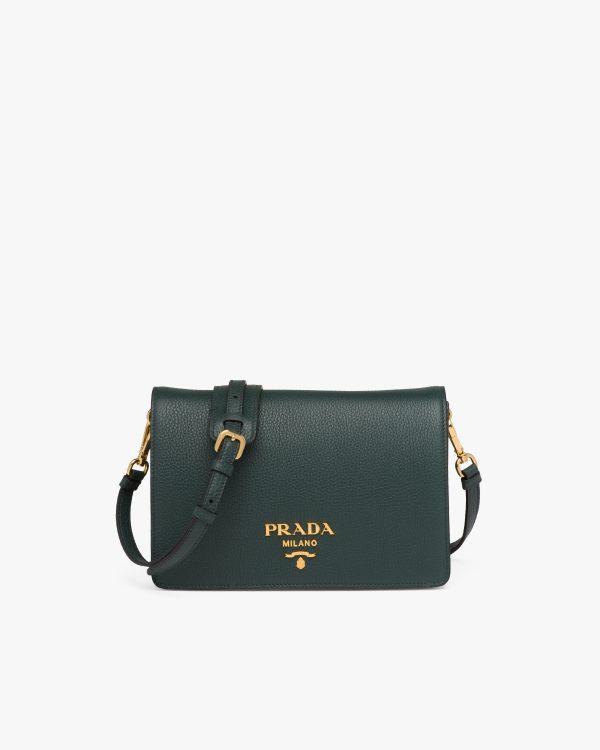 Emerald Leather Shoulder Bag