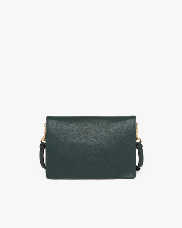 Emerald Leather Shoulder Bag - Image 4