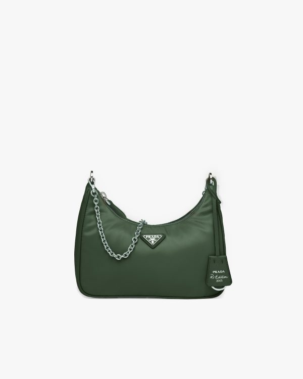 Emerald Prada Re-Edition 2005 Re-Nylon bag